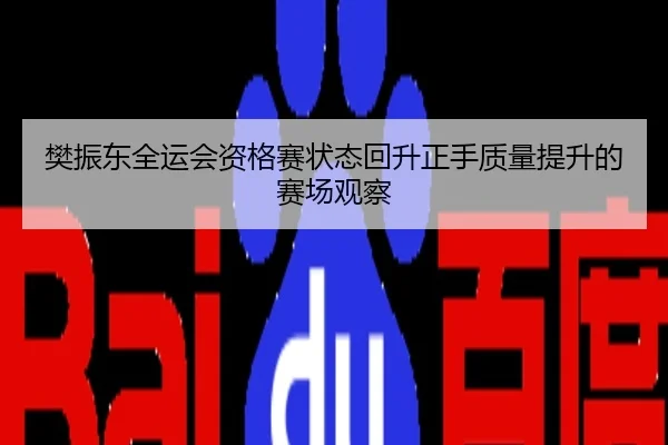 樊振东全运会资格赛状态回升正手质量提升的赛场观察